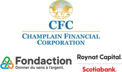 Champlain Financial Corp. / Fondaction / Roynat Capital (CNW Group/Champlain Financial Corp.)
