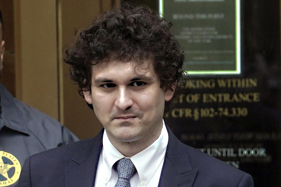 FILE - FTX founder Sam Bankman-Fried leaves Manhattan federal court, June 15, 2023, in New York. A second trial of Bankman-Fried on charges not in the cryptocurrency fraud case presented to a jury that convicted him in November is not necessary, prosecutors told a judge Friday, Dec. 29, (AP Photo/Bebeto Matthews, File)