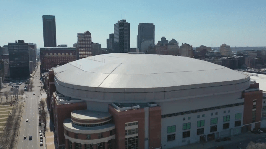 The Dome at America's Center in Downtown St. Louis