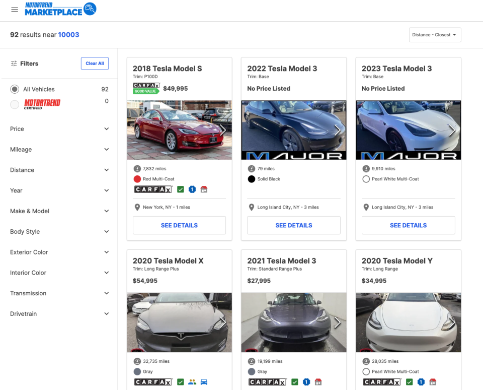The MotorTrend Marketplace (credit: MotorTrend)