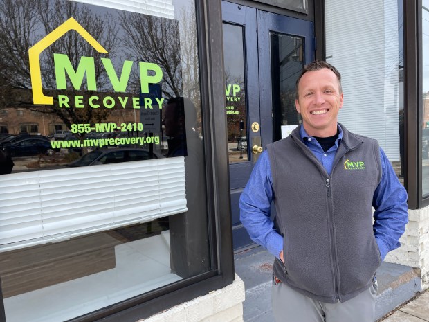 Brian Corson, founder of MVP Recovery, which has received funding from Delaware County's share of the opioid settlement disbursement. (KATHLEEN E. CAREY - DAILY TIMES)