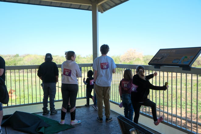 Attendees enjoy the zoo following the Annual Epilepsy Foundation Walk Saturday at Thompson Park in Amarillo.