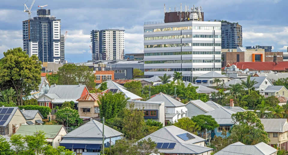 Property in Brisbane, Queensland. First-home buyer grant concept. 