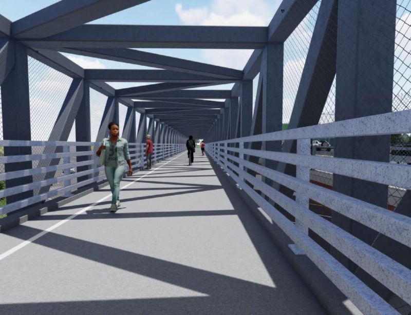 Pedestrian/Bicycle Bridge Work to Create Traffic Changes in Tarrytown