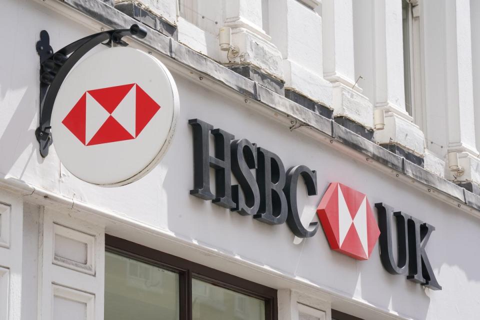 File photo of an HSBC bank in Covent Garden (PA Wire)