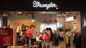One of Kontoor Brands' (KT) Wrangler stores at a mall in Medan City, Indonesia.