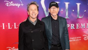 Brian Grazer and Ron Howard attend Lucasfilm and Imagine Entertainment's "Willow" Series Premiere in Los Angeles