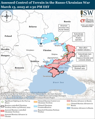 ISW Russian Offensive Campaign Assessment, March 13, 2025