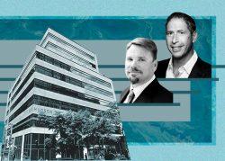 DivcoWest CEO Stuart Shiff and Jamestown Properties' Michael Phillips with 325 Hudson Street (Google Maps)