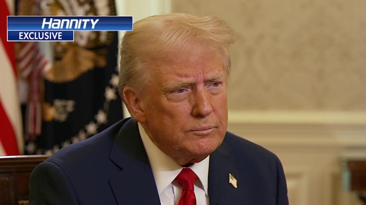 trump sitting for hannity
