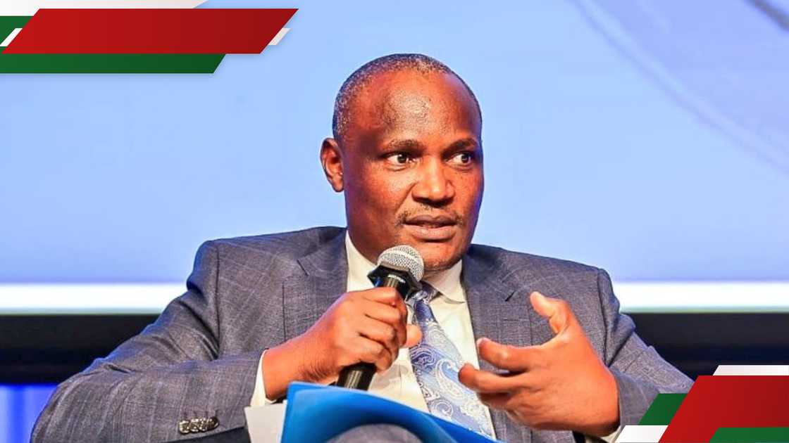 Treasury CS John Mbadi speaks on April 25. Treasury CS John Mbadi speaks on April 25.