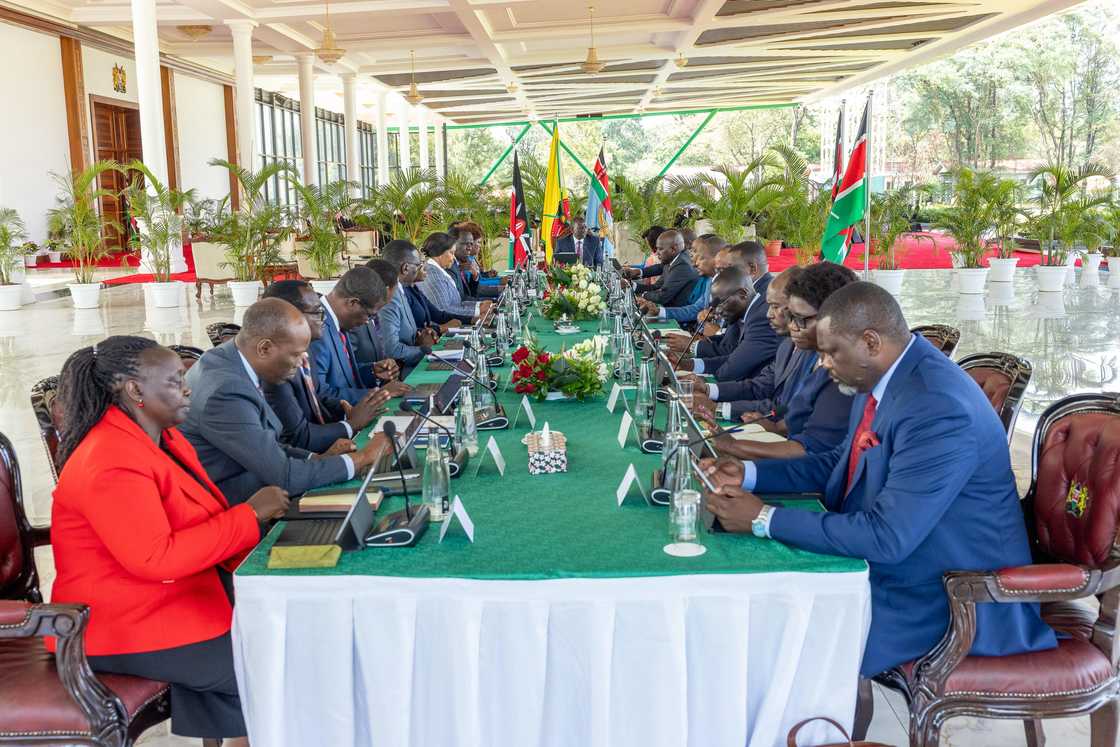 President William Ruto chaired the Cabinet meeting. President William Ruto chaired the Cabinet meeting.