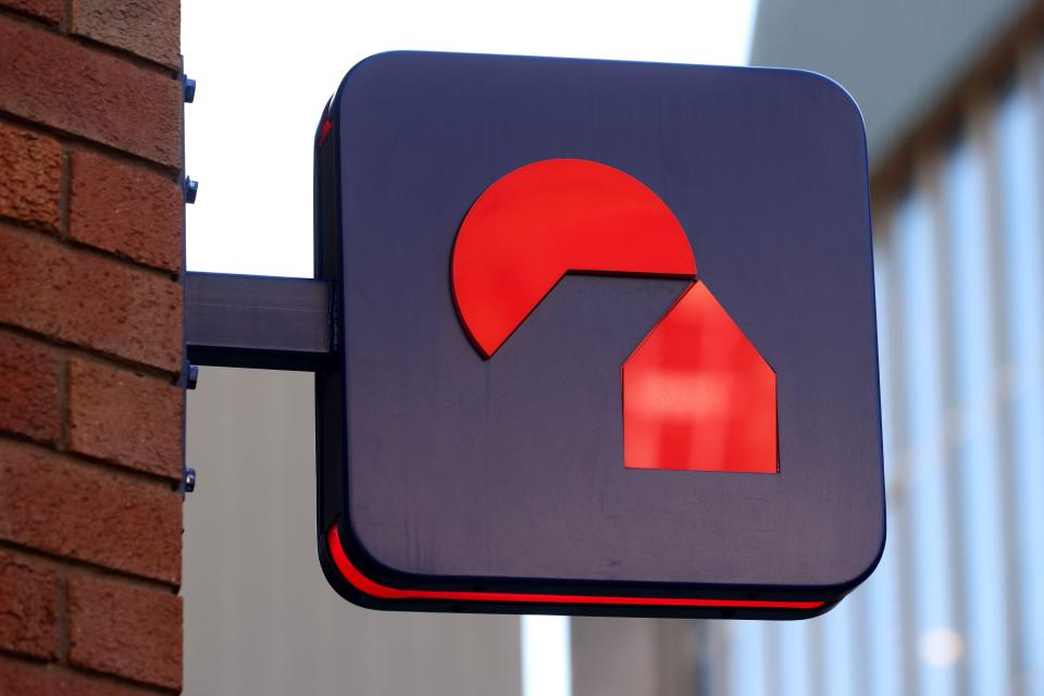 Nationwide store sign.