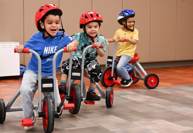 Johniel Rodriguez Santos, Jeremiah Rivera and Felix Zorrilla Almonte ride...