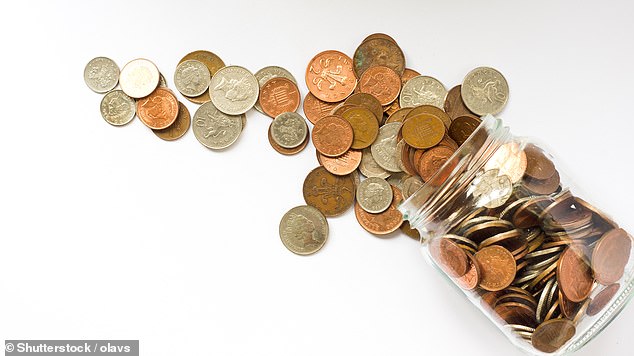 File image: In the UK 8.3 million current accounts hold £10,000 or more but 80 per cent of these accounts pay no interest - meaning their money sits passively