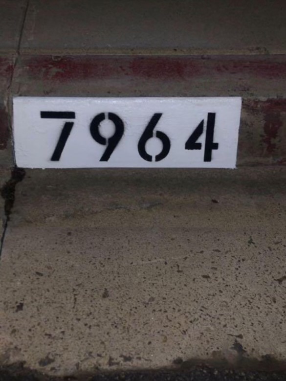 The first neighborhood service Milo Zaharias offered in his freshman year at La Jolla High School was painting address numbers on curbs. (Milo Zaharias)