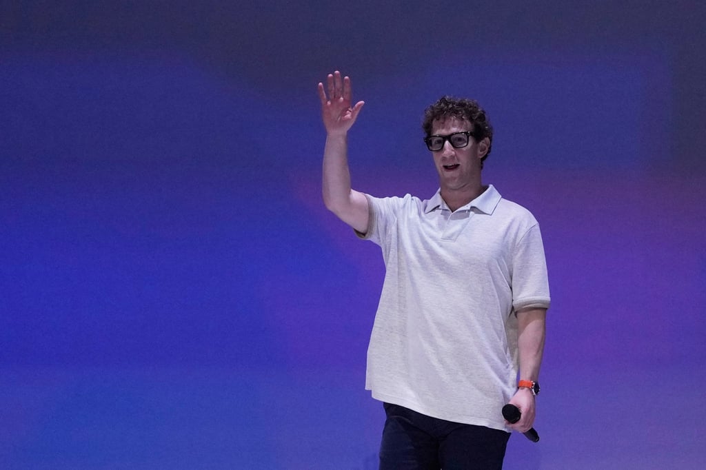 Meta Founder and CEO Mark Zuckerberg waves before speaking at LlamaCon 2025, an AI developer conference, in Menlo Park, California, April 29, 2025. Photo: AP Meta Founder and CEO Mark Zuckerberg waves before speaking at LlamaCon 2025, an AI developer conference, in Menlo Park, California, April 29, 2025. Photo: AP