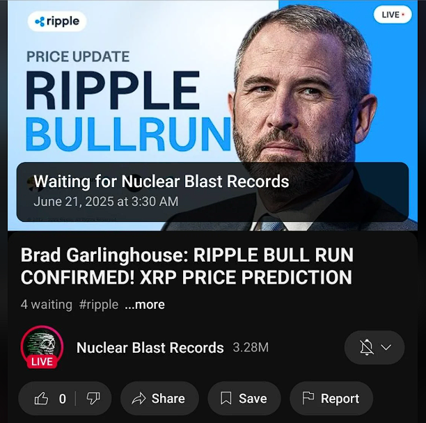 Crypto Scammers Force Nuclear Blast to Shut Down Their YouTube Channel