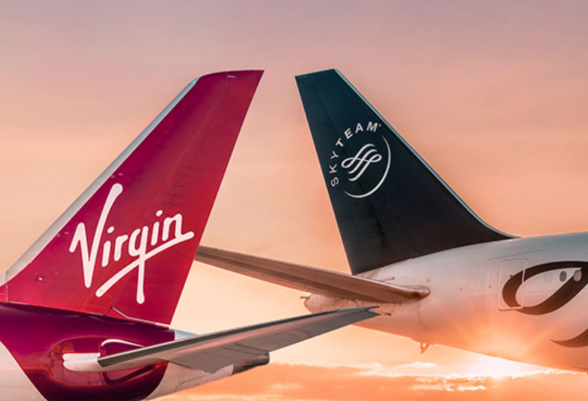 Virgin Airlines SkyTeam Alliance