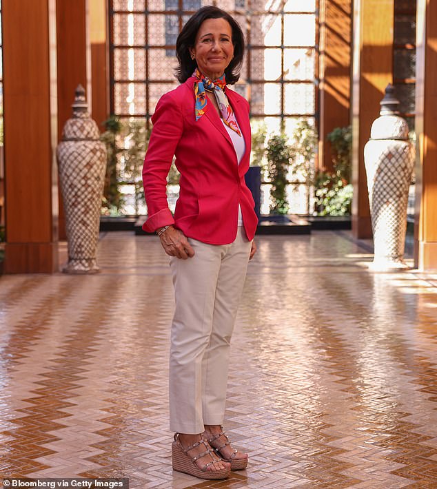Ana Botin, executive chairman of Santander, in 2023 at an Institute of International Finance meeting in Marrakech