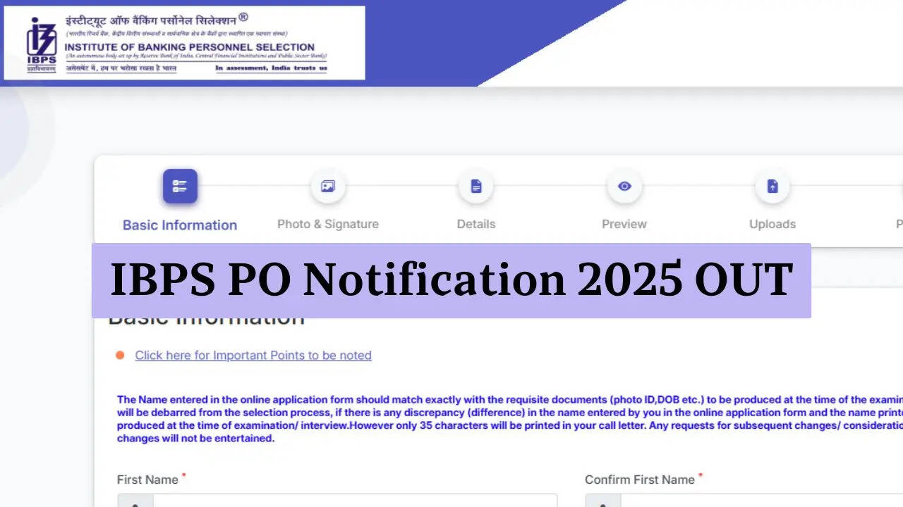 IBPS PO Notification 2025 Released for 5000 Vacancies – Apply Now for a Career in Banking! IBPS PO Notification 2025 Released for 5000 Vacancies – Apply Now for a Career in Banking!