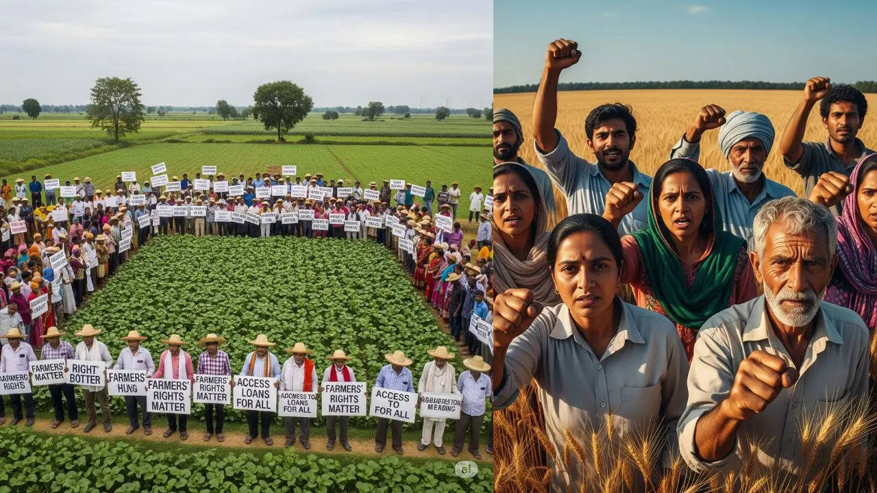 Farmers protest Farmers protest