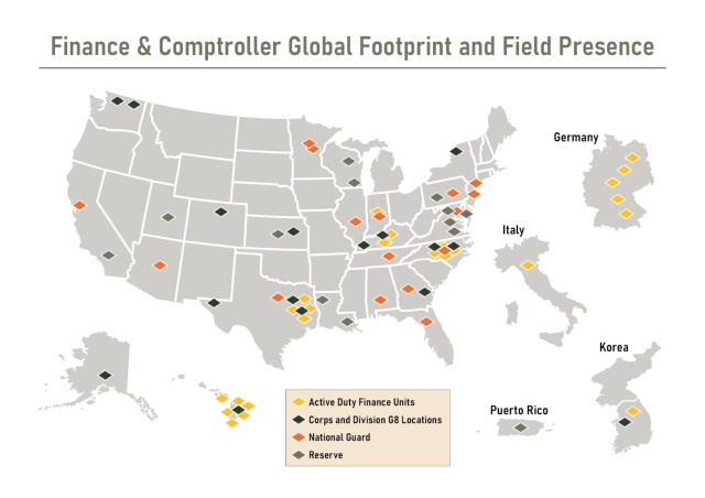 Finance & Comptroller Global Footprint and Field Presence