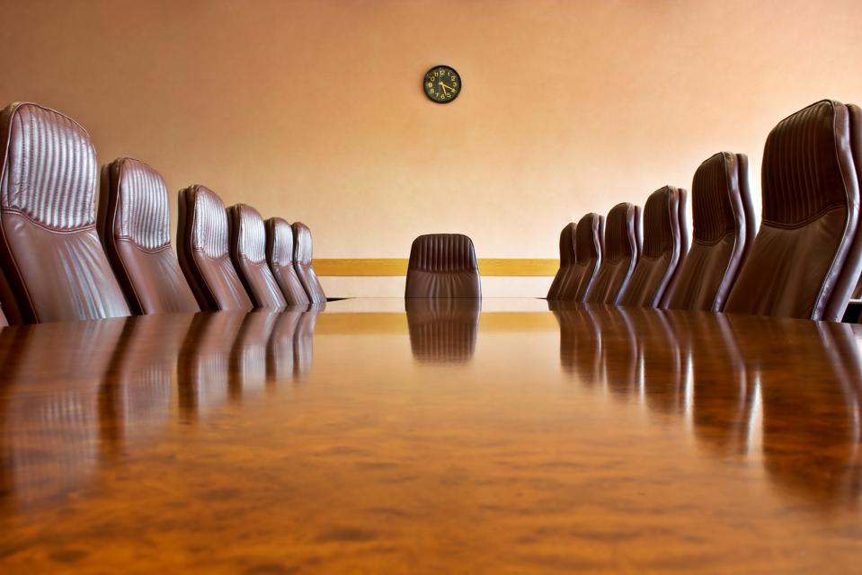 At the meeting room