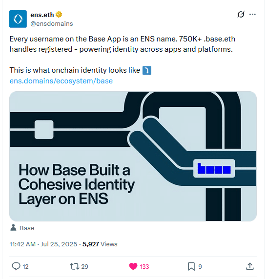 ENS TWEET