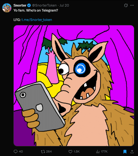 Snorter tweet