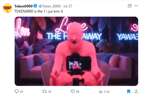 Token6900 tweet