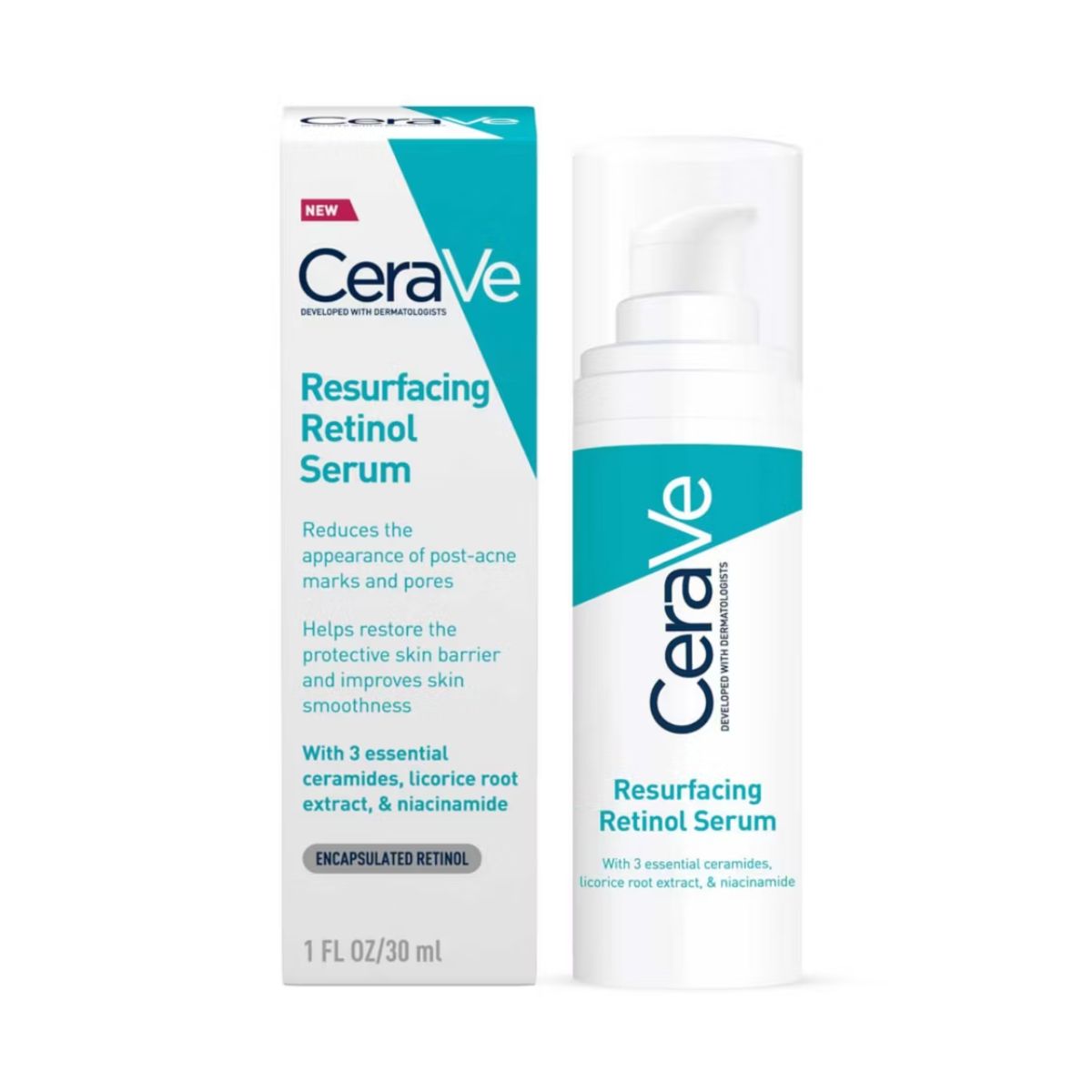 Best serums for mature skin CeraVe Resurfacing Retinol Serum