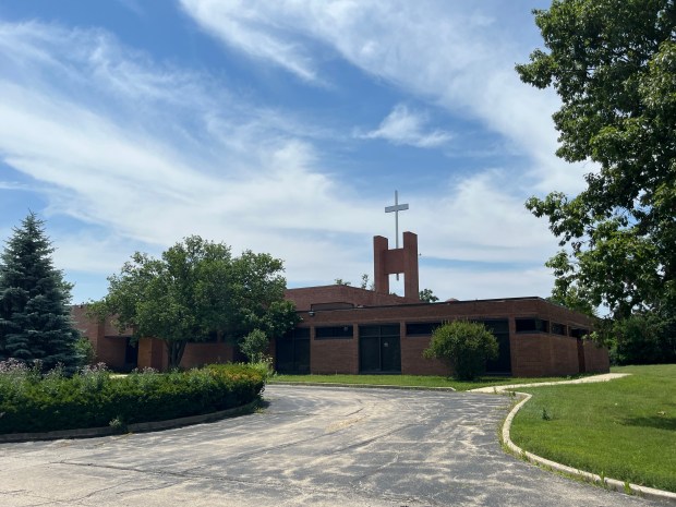 Northbrook's Village Board on July 8. 2025, approved a Chicago developer's plan to build 53 townhomes on the site of the former Our Lady of the Brook Catholic Church in Northbrook. (Phil Rockrohr/for Pioneer Press)
