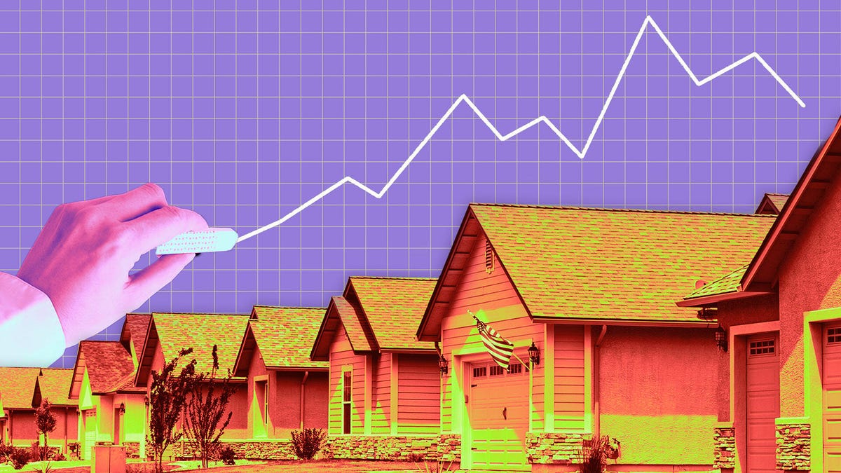 Chart above houses