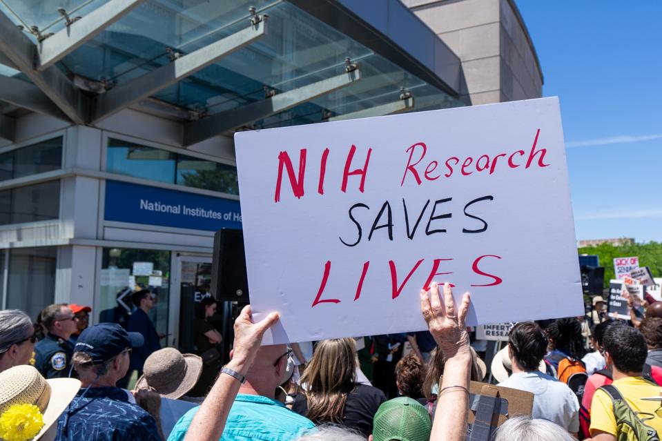 National Institutes of Health Protest