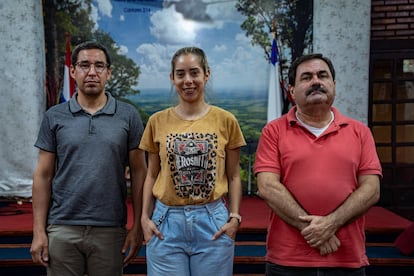José Luis Figueredo, Denise Báez, Juan Andrés Bozzano