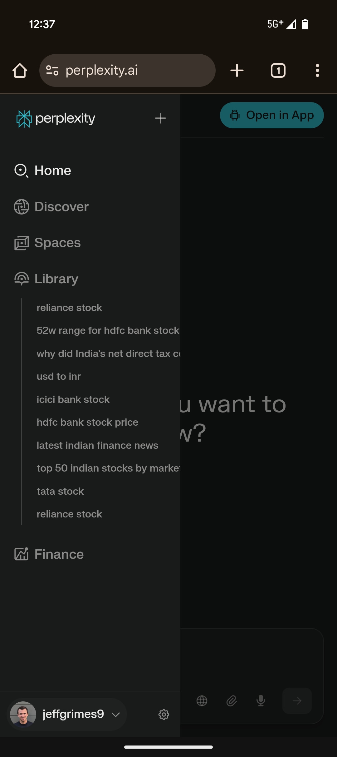 Perplexity Finance