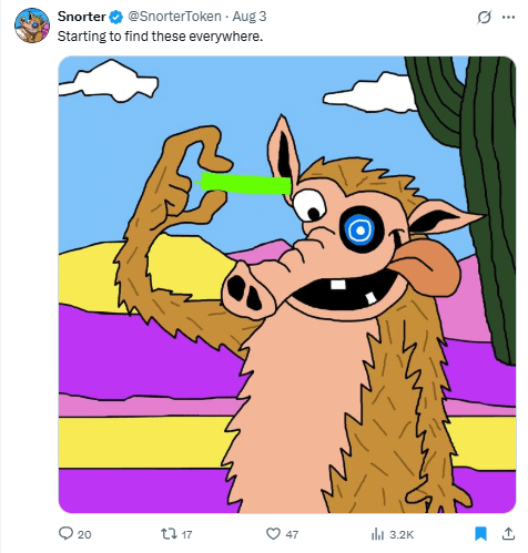 Snorter tweet