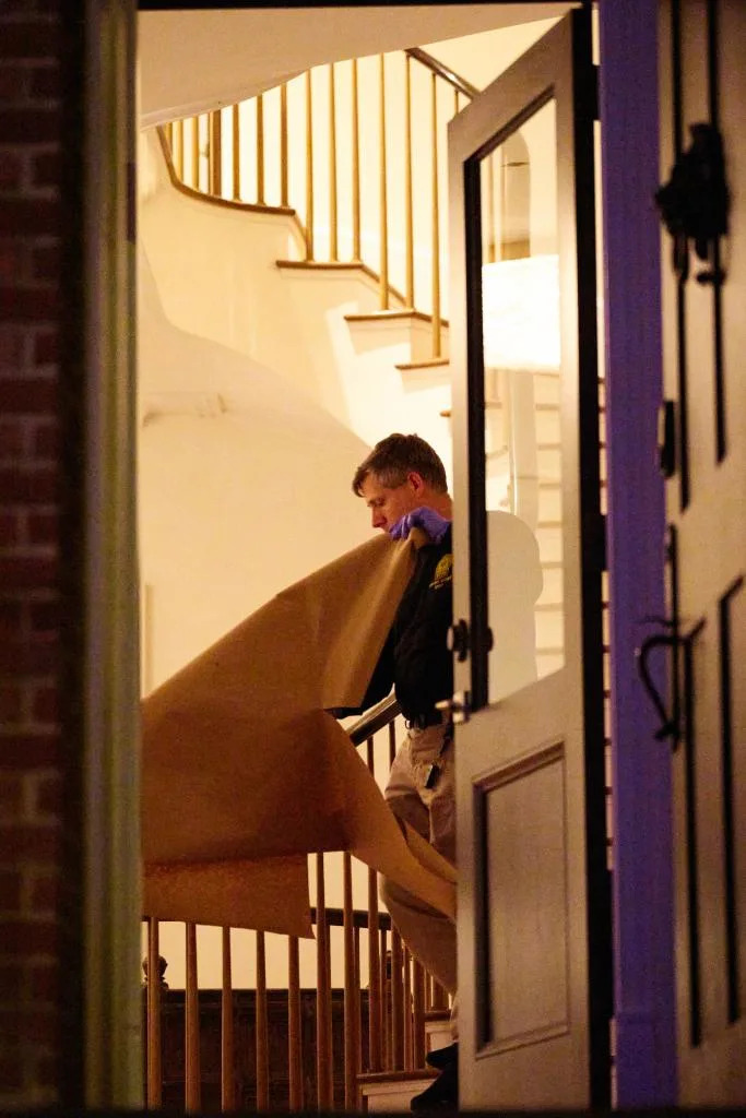 NYPD Crime Scene investigators searched the house thoroughly after Carretan escaped. James Keivom